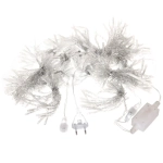 Гирлянда для улицы ЗАНАВЕС «Мерцание» ш2* в3,0 м 480 ламп LED, прозрач.пров,1 реж.,IP-54, Теплый белый, белый мерцает (возможность соединения)