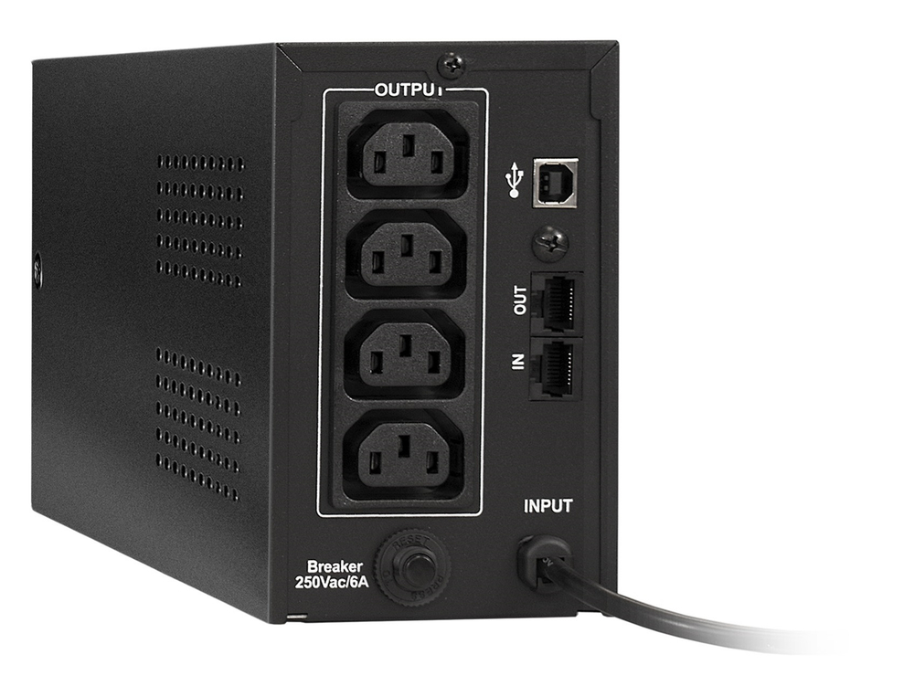 Источник бесперебойного питания  Exegate SpecialPro UNB-650.LED.AVR.C13.RJ.USB