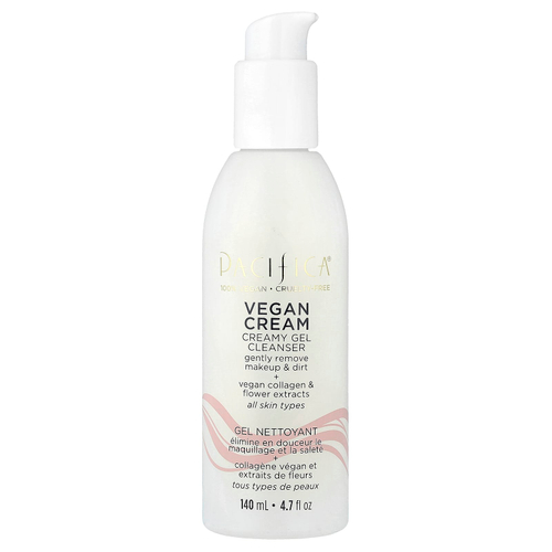 Pacifica, Vegan Cream, крем-гель для умывания, 140 мл (4,7 жидк. унц.)