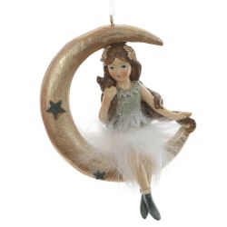 GAEM Фигурка декоративная подвесная "Фея", L8 W2 H11,5 см, 3в.