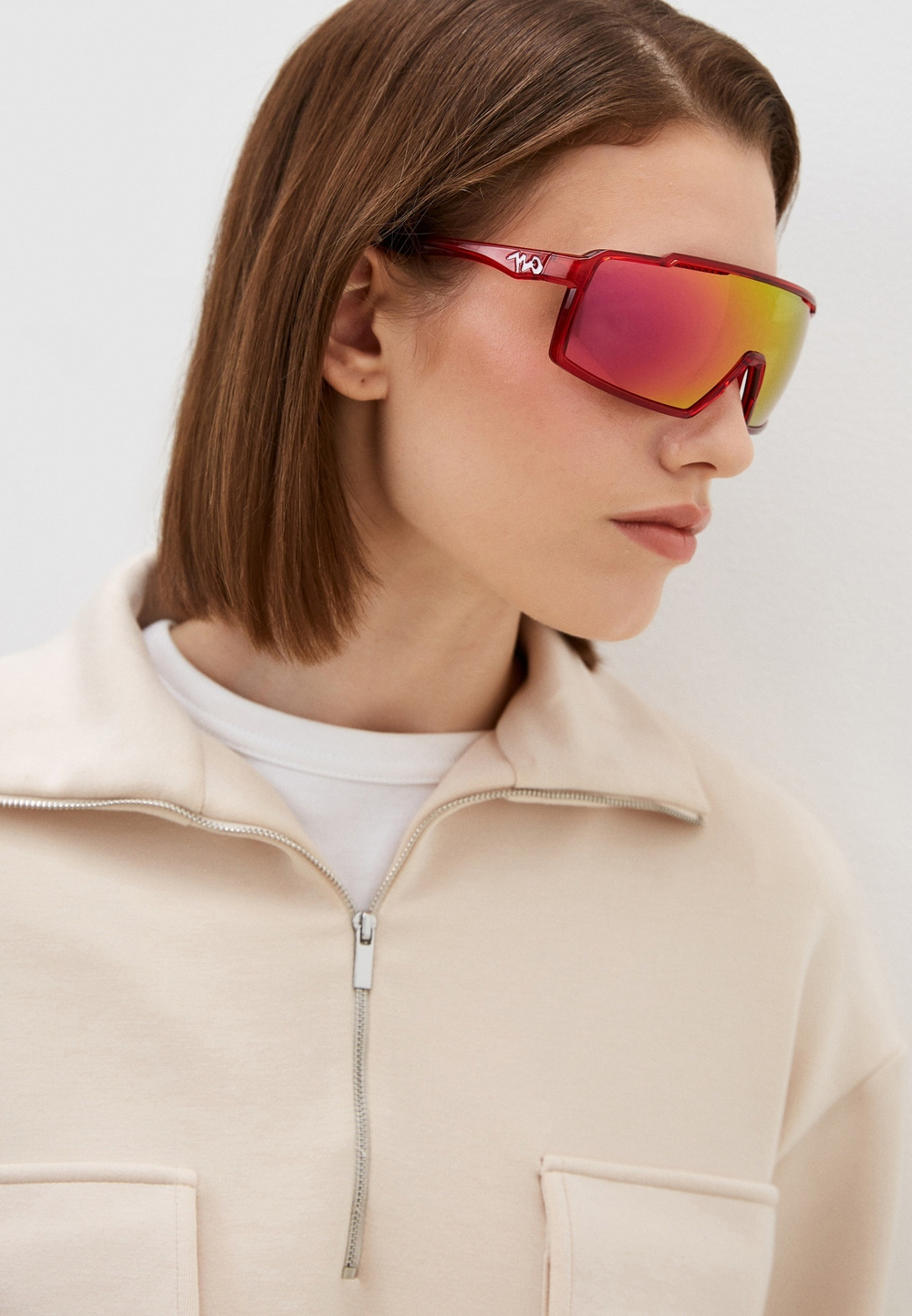 Спортивные очки 720armour A-Fei / Glossy Rubylith Red / Brown Hot Pink Lens