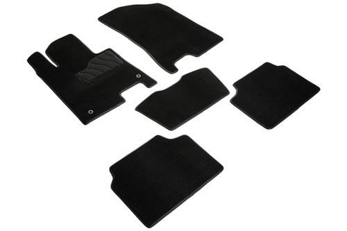 Ворсовые коврики LUX для KIA K5 2020-н.в. Seintex.98566