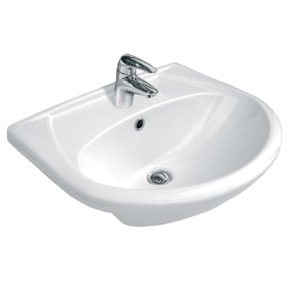 Тумба под раковину, 2 двери, 600, коллекция (Афина, Сersanit Erica, Основной, Белый снег, Молочный глянец)