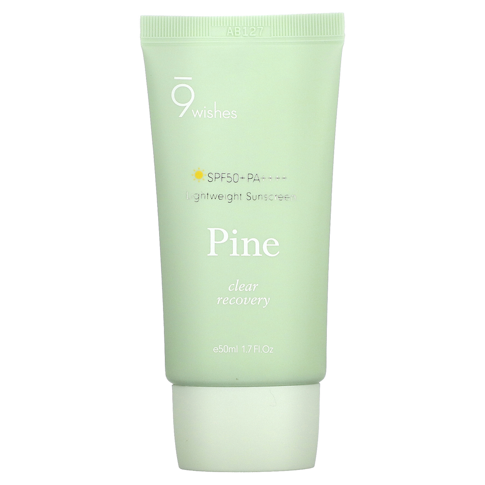 9Wishes, Pine, легкое солнцезащитное средство, SPF50 + PA ++++, 50 мл (1,7 жидк. Унции)