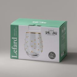 НАБОР СТАКАНОВ "GOLDY" ИЗ 2 ШТ. 520 МЛ