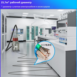 Пылесос для чистых помещений Kardv SK-1220W Class10000, 20л, 1200Вт