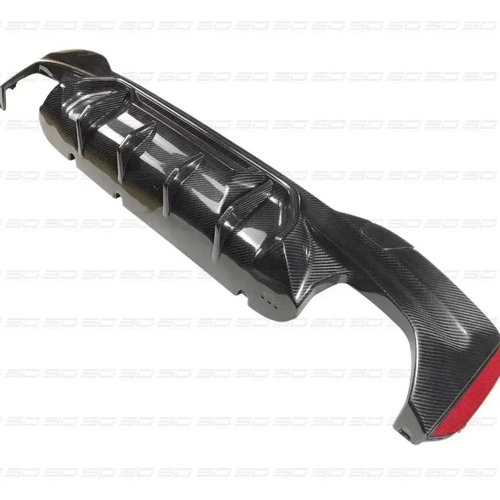 Карбоновый диффузор заднего бампера для BMW 5 серии G30 G38 2017-2020 БМВ