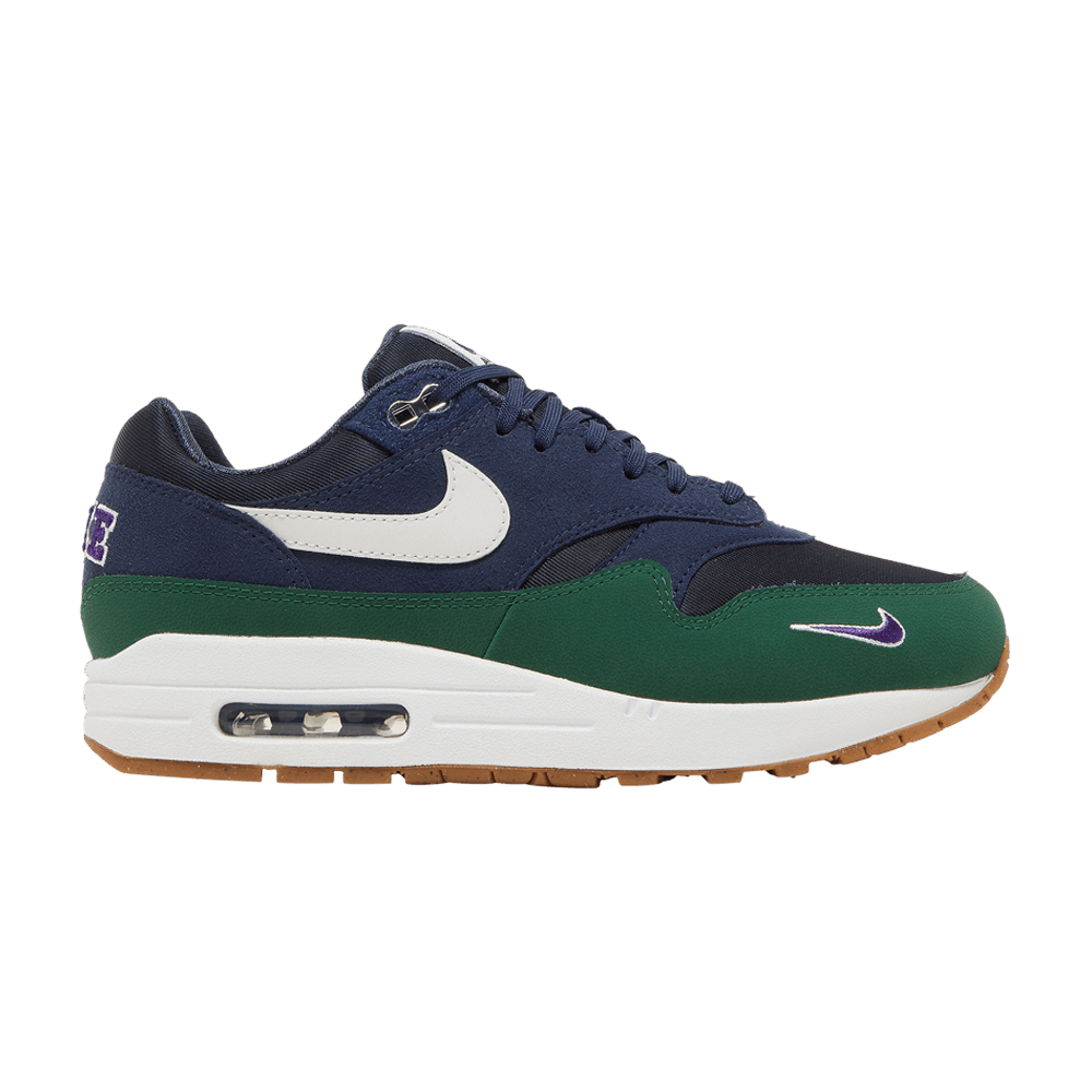 Кроссовки Nike Air Max 1 87 Qs "Gorge Green" (Женская размерная сетка)