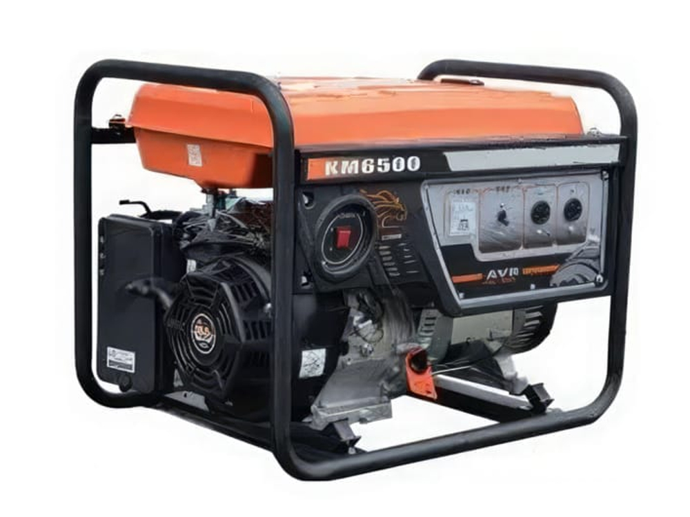 Генератор дизельный TOR KM5000D 5,0кВТ 220/380В 15л с кнопкой запуска