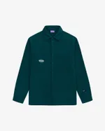 Рубашка YMKASHIX Velvet Button Изумрудная