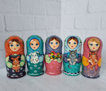 Матрёшка с курочкой 10см 5мест