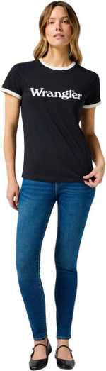 Футболка Wrangler RINGER TEE BLACK