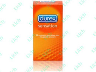 Презервативы с точечной структурой DUREX SENSATION, 12 шт.