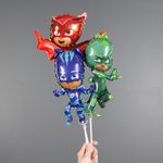 Шар (14''/36 см) Мини-фигура, Герои в масках, Кэтбой, 1 шт.