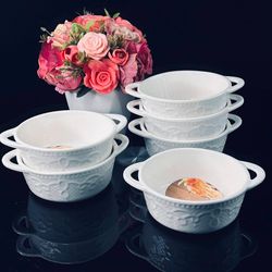 Lenardi 142-052 Набор из 6 круглых салатников 15см в под.уп.(х6)Фарфор