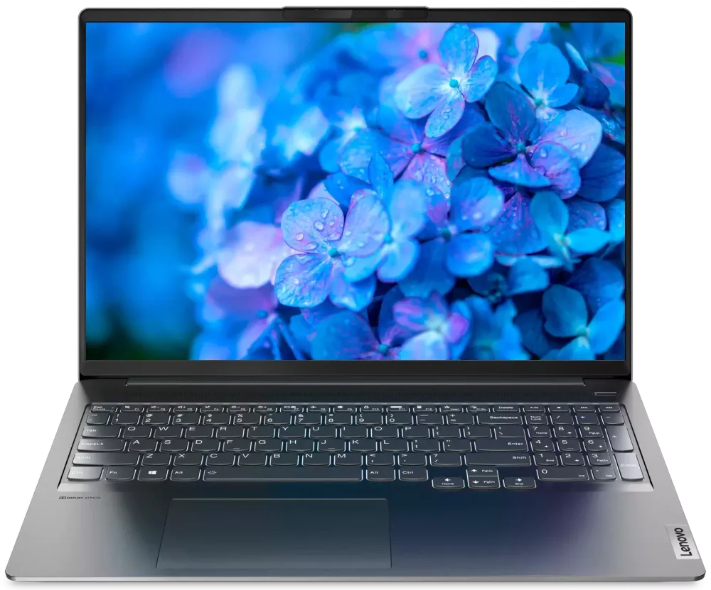 Ноутбук Lenovo IdeaPad 5 Pro Gen 6, 16&amp;quot; (2560x1600) IPS 120Гц/Intel Core i5-11300H/16ГБ DDR4/512ГБ SSD/NVIDIA GeForce MX450 2ГБ/Без ОС, серый [82L9004JRE]