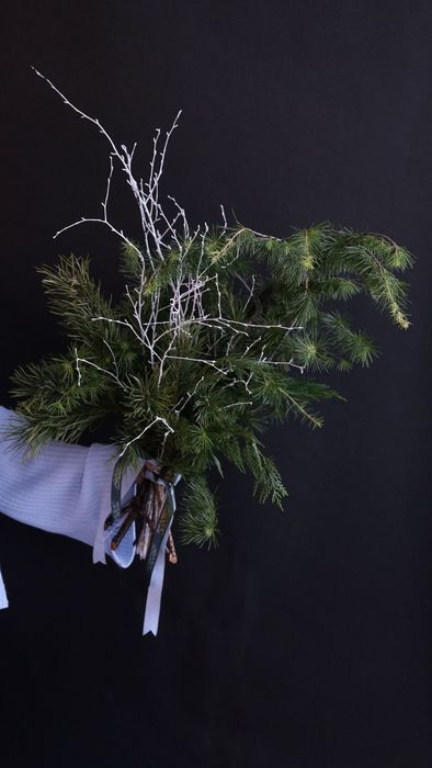 Банч Новогодний с ветками березы