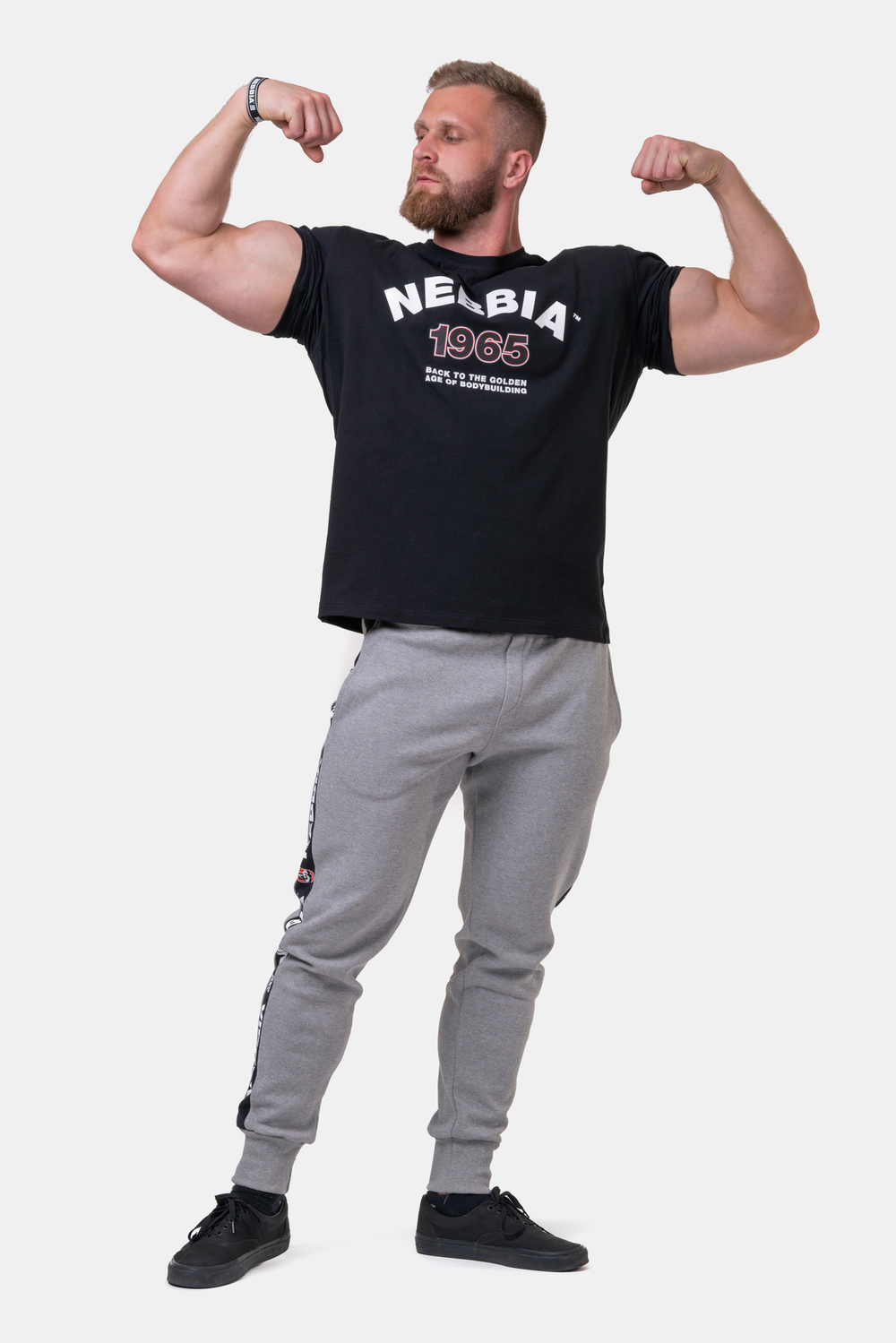 Мужская футболка Nebbia Golden Era T-shirt 192 Black