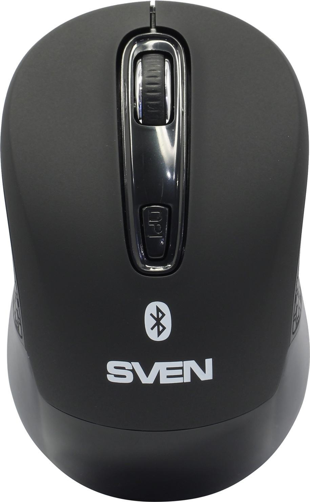 SVEN Wireless Optical Mouse &lt;RX-575SW  Black&gt;  (RTL) USB 4btn+Roll