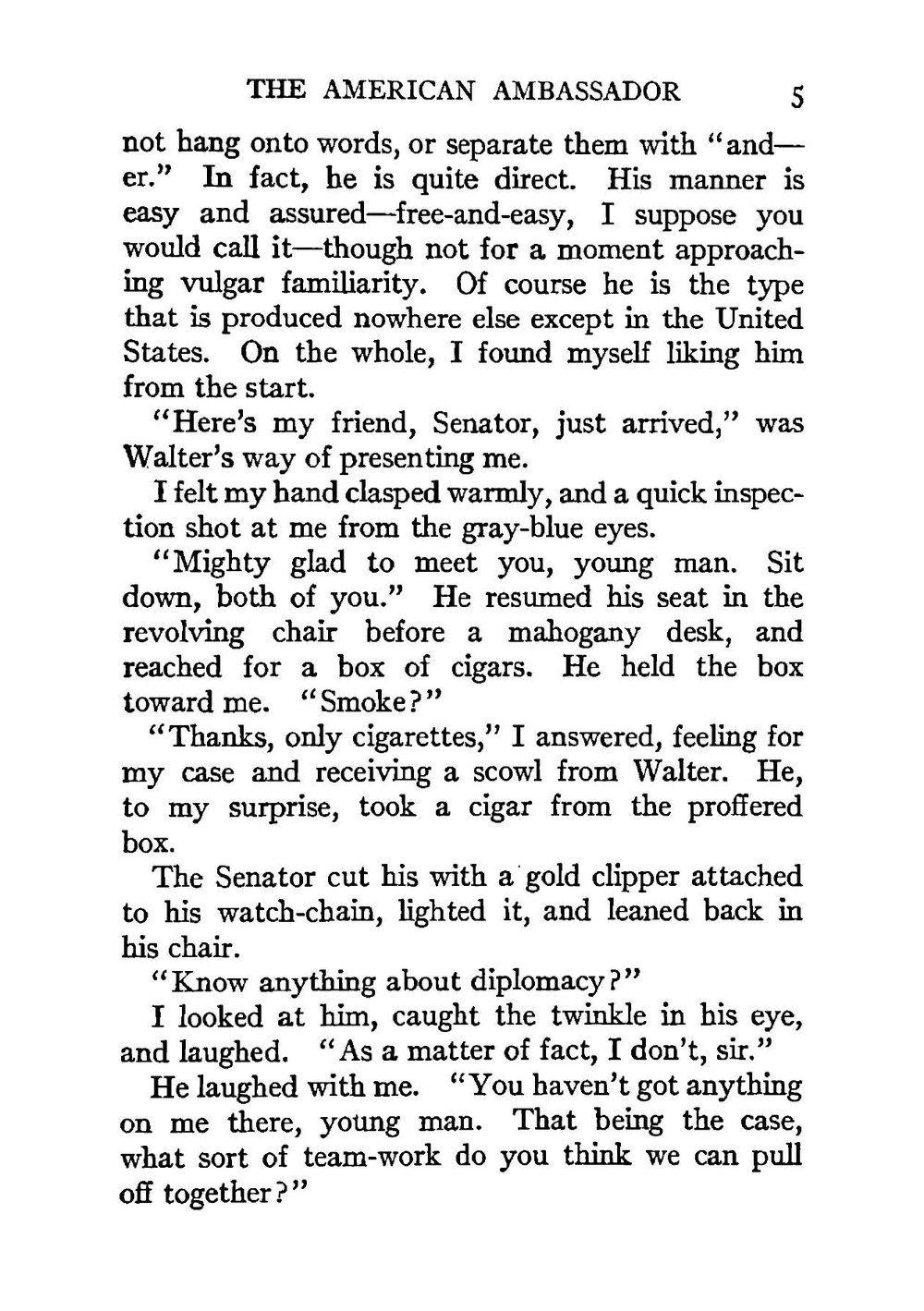 The American Ambassador | Lawrence Byrne