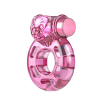 Эрекционное виброкольцо Pink bear BI-010084