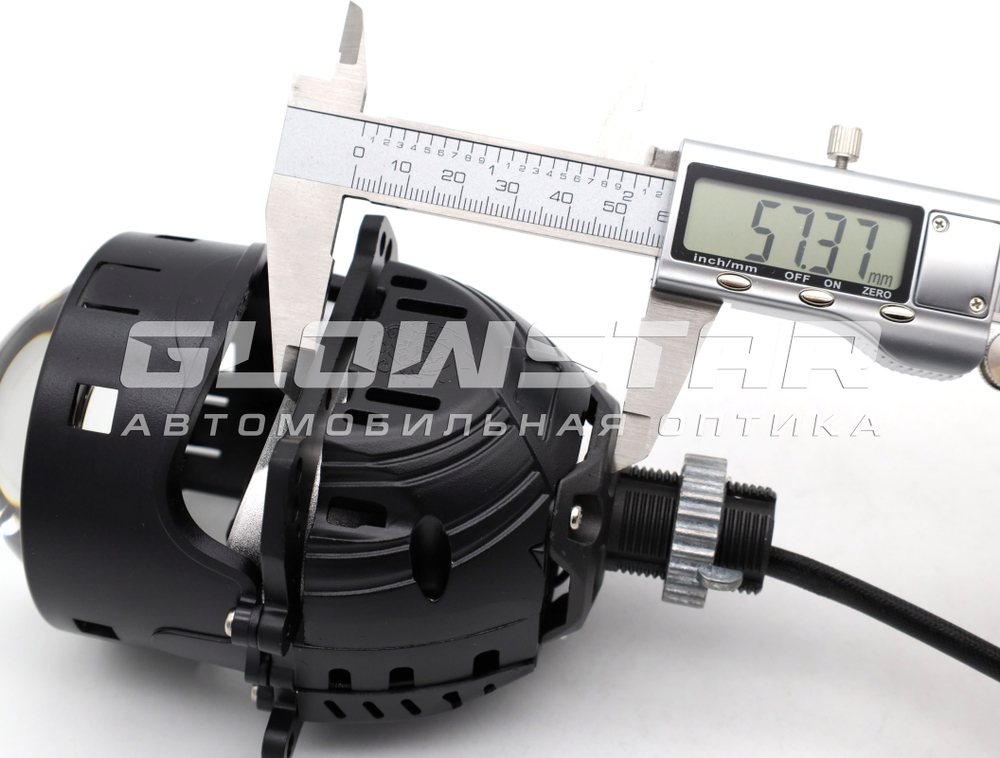 Билед модули Aozoom A15 PRO 24 вольта 2026, 3.0 дюйма, 2 чипа, 5500K, 24V, 58W/65W, крепление 3R и съемное гаечное (комплект, 2шт)