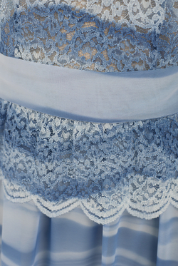 Платье женское 1927ЛП, голубой #241Г051927ЛП