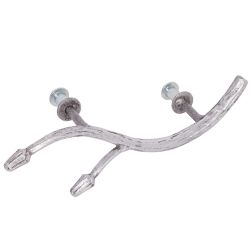 Ручка мебельная Орхидея Симпл 6.5х19.5см Античное серебро