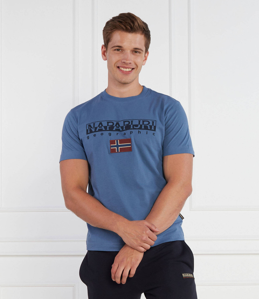 Футболка s-ayas Napapijri - голубой(NP0A4GDQ)