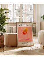 постер 30х40 см интерьерный на стену без рамок Апероль