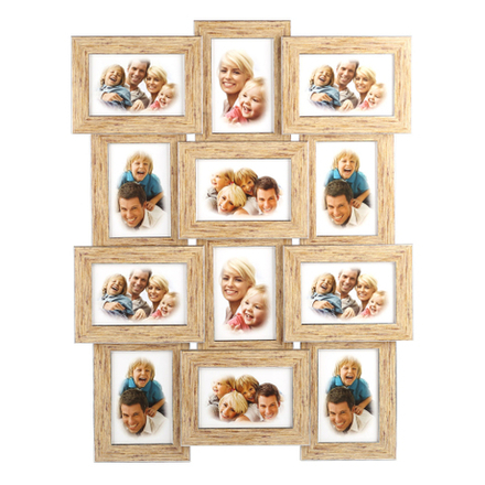 Фоторамка Image Art PL84-12 пластиковая мультирамка размер фото 10х15 цвет прованс рамка на 12 фото