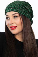 Чалма с бантом (зелено-бежевая) ЧБ4-23М LT Collection