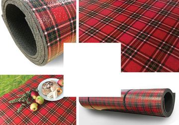 Коврик для йоги и фитнеса Isolon Шотландка 200х110х0,8 см