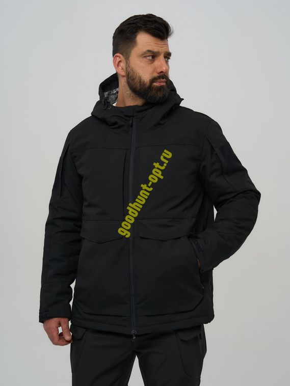 Тактическая зимняя куртка (Бушлат) с фольгой Черный