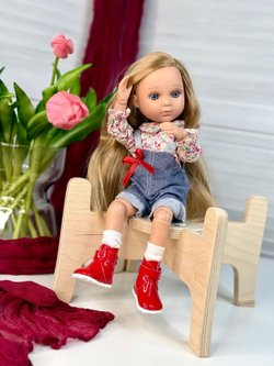 Кукла BERJUAN виниловая, шарнирная 35см Ева (5820)