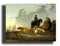 Репродукция " Альберт Кейп - Пейзаж со стадом, всадником и пастухами"