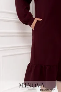 Платье 2392-бордо Minova