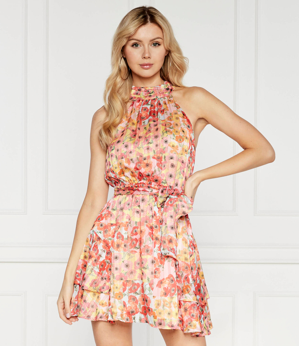 Платье с ремешком ROMANA GUESS - розовый(W4GK82 WG4D2)