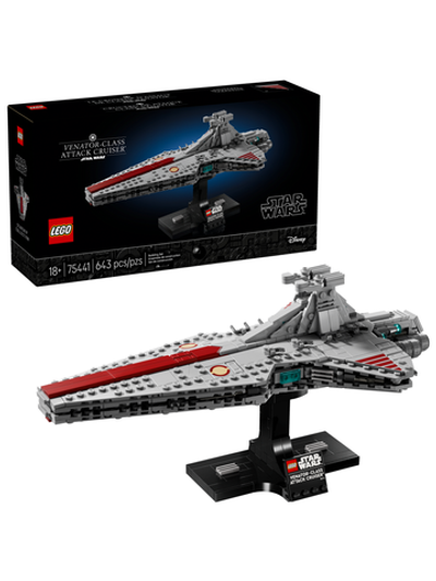 Конструктор Лего Звёздные Войны Венатор 75441 | LEGO Star Wars Venator-Class Attack Cruiser набор из 643 детали 18+