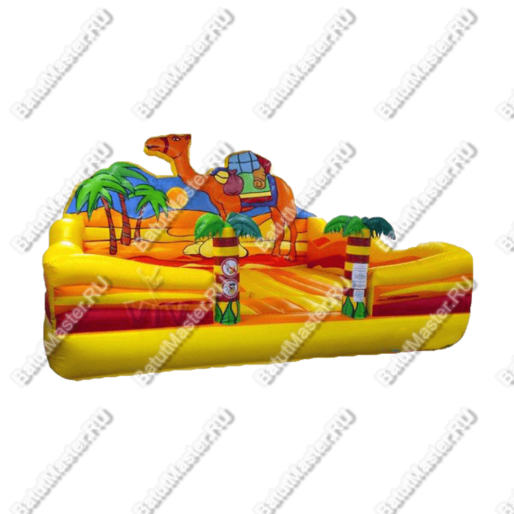 Надувной аттракцион Родео, верблюд+батут, "Верблюд", 5*5*3 м