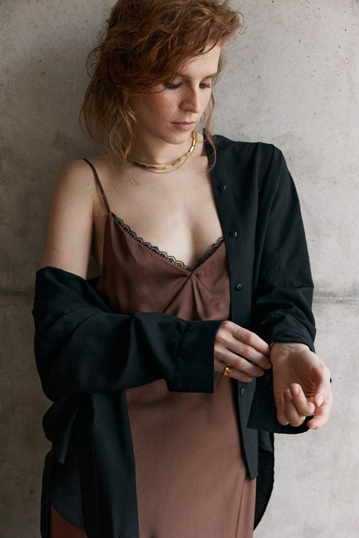 Комбине V вырез