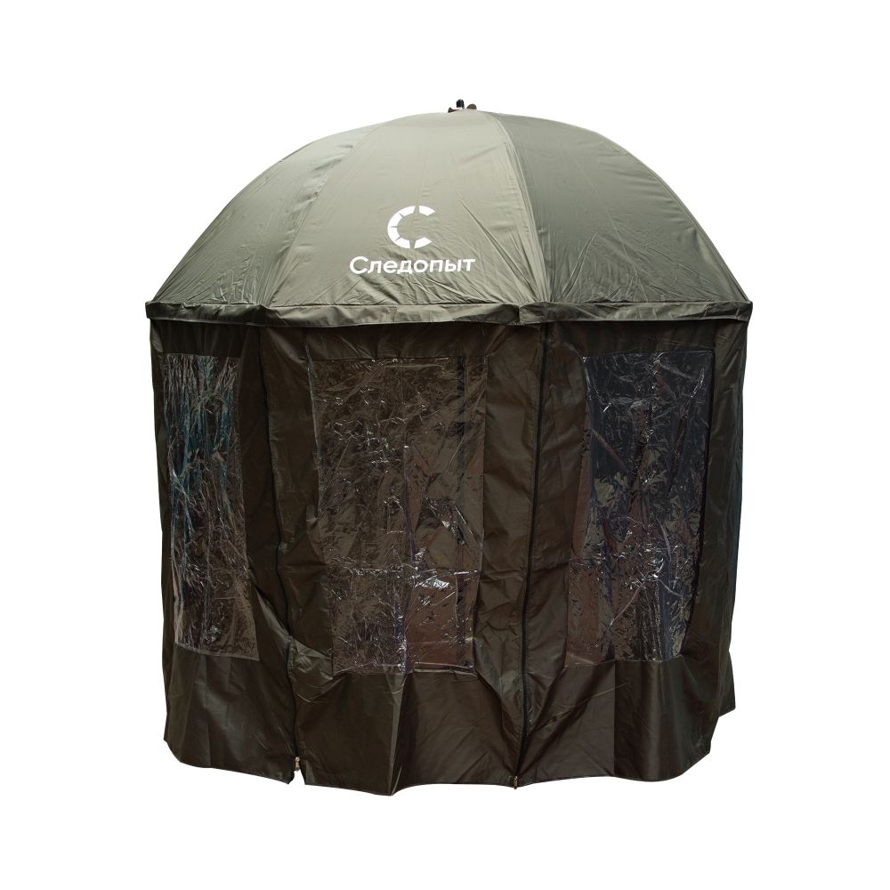 Зонт рыболовный универсальный с тентом 240 см СЛЕДОПЫТ d=2,4 м/6/
