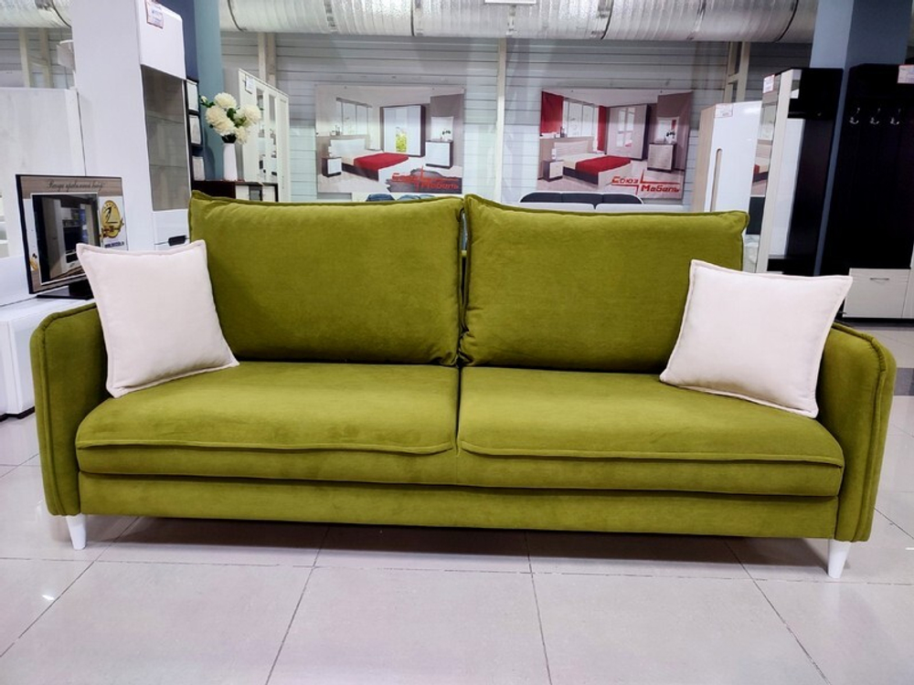 Оливковый диван Монако от фабрики Амарант купить в Крыму и Севастополе в магазине Союз Мебель