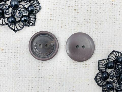 Пуговицы костюмные, d 2,5 см, коричневый