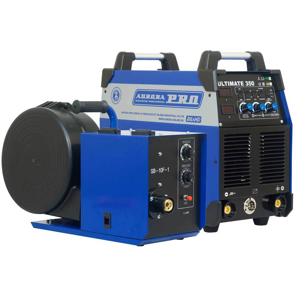 Инверторный сварочный полуавтомат AuroraPRO ULTIMATE 350 с закрытым подающим механизмом + аттестат НАКС