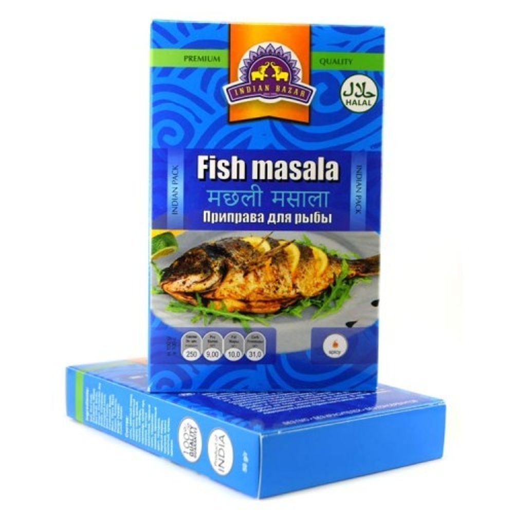 Приправа Indian Bazar для рыбы (в коробочке) 50 г