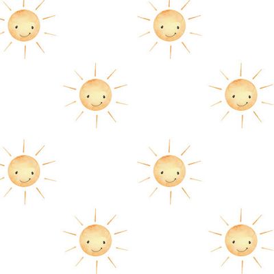 Солнышко (на белом фоне)