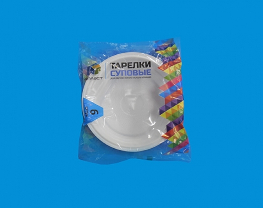 Тарелка суповая (Миска) (Юпласт) 6шт/упак, 24упак/кор