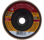 КРУГ ШЛИФ БАЗ КЛТ-1 ЛЕПЕСТКОВЫЙ ТОРЦЕВОЙ 150Х22ММ 25Н(Р60)