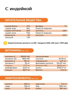 Корм для щенков мелких пород, с индейкой, 6 кг